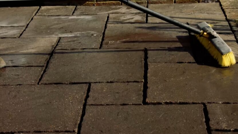 Painting the Pavers - Preparation Process