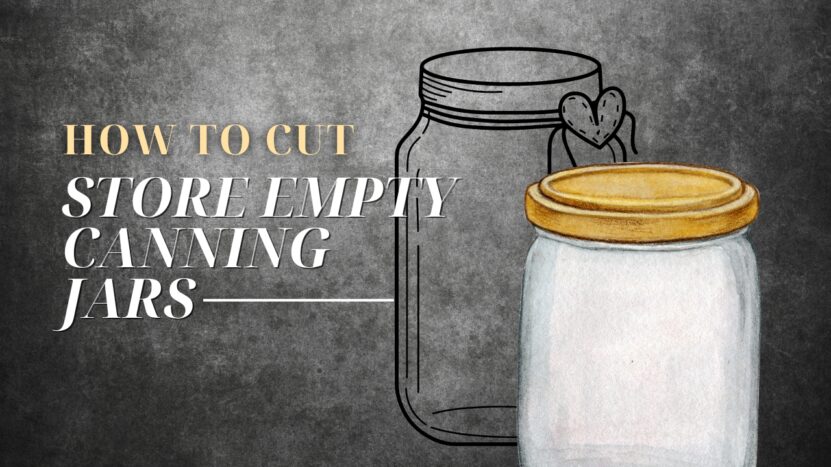 How to store empty canning